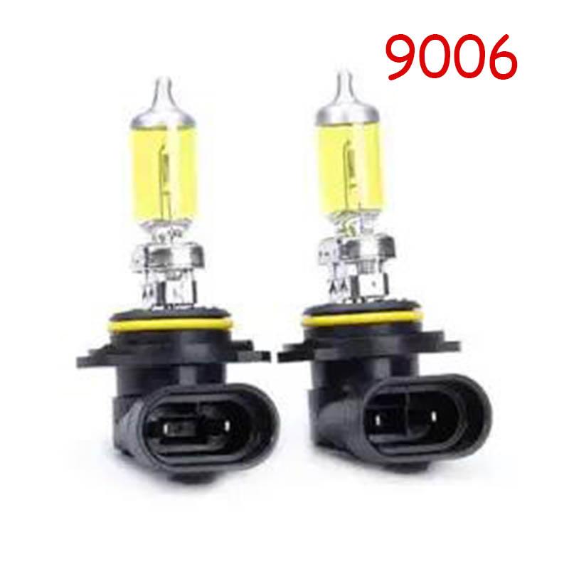 2pcs H1 H3 H4 H7 9005 9006 100W Xenon Halogen Car Headlight Bulbs Super Bright Auto Lamp 12V Headlamp 5000K Yellow Car Front Headlight Lighting