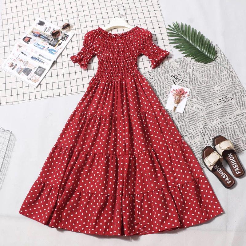 Femme Summer Dress 2020 Strapless Short Sleeve Retro Women Vintage Dresses Rockabilly Party Dress