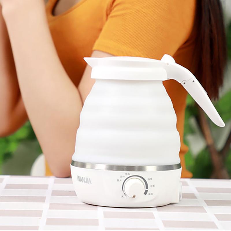 Travel Kettle Foldable Electric Kettle Portable Kettle for Business Trips Automatic Power-off and Heat Preservation Kettle