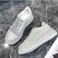 Women's Summer Platform Shoes Thick Bottom Full Diamond Fashion All-match Sneakers Sports Casual Shoes Shining Rhinestone Small White Shoes