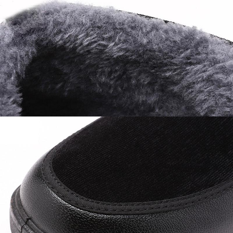 Old Beijing Cotton Shoes Winter Plus Velvet Thick Men's Shoes Casual Soft Bottom Warm Cotton Boots Snow Boots Non-slip