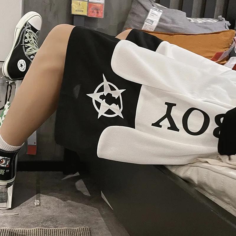 Basketball Shorts Men's Summer Thin Hip-hop Five-point Pants Trend American Loose Ice Silk Sports