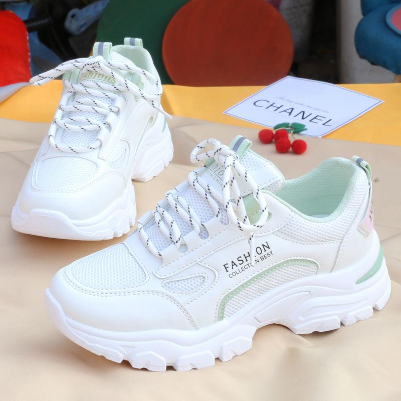 Spring and Summer Clearance Women's Running Shoes Fashion All-match Student Women's Shoes Breathable Platform Casual Sneakers