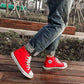 Women High-top Daisy Canvas Shoes Men Flat Shoes Non-slip Deodorant Breathable Couples Casual Shoes