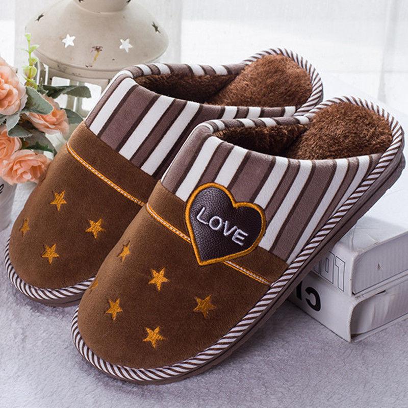 Winter Large-size Thick-soled Cotton Slippers Home Non-slip Indoor Cotton Slippers Women's Warm Thick Cotton Mop