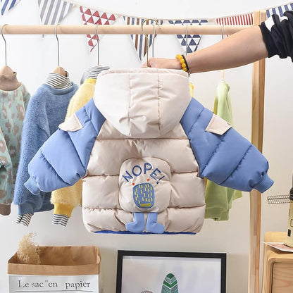 Children Winter Jackets for Boys Hooded Warm Kids Girls OuterwearCasual Baby Boy Coats Clothing