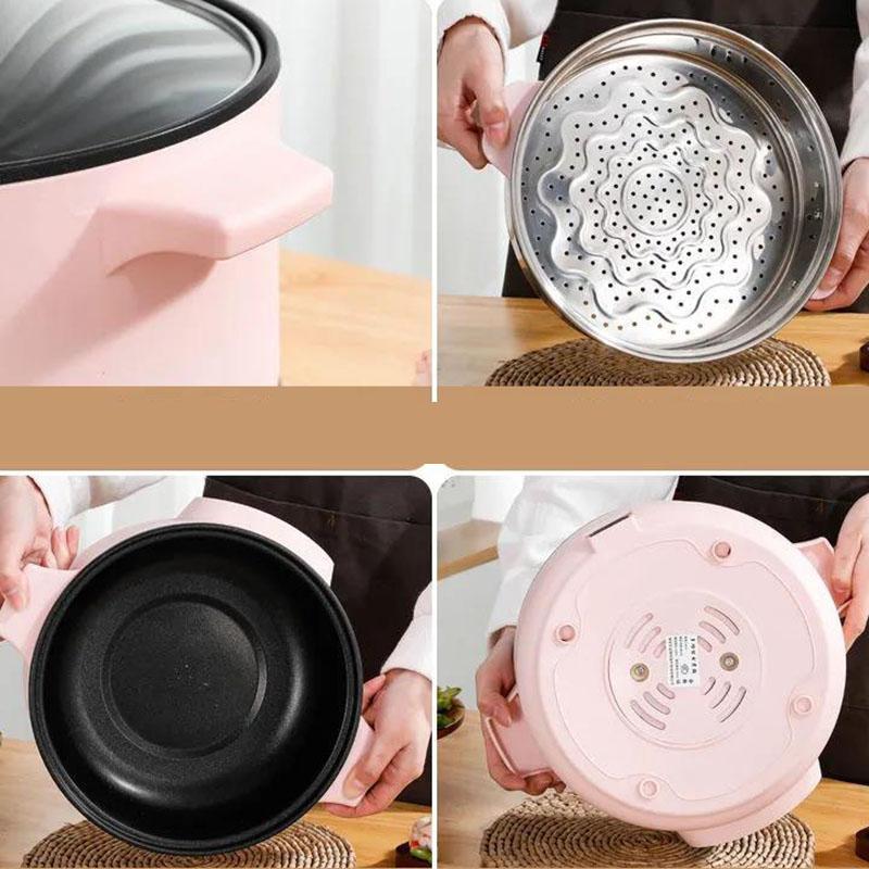 Multifunctional Electric Cooker Rice Cooker Electric Steamer Household Electric Frying Pan Non-stick Pan