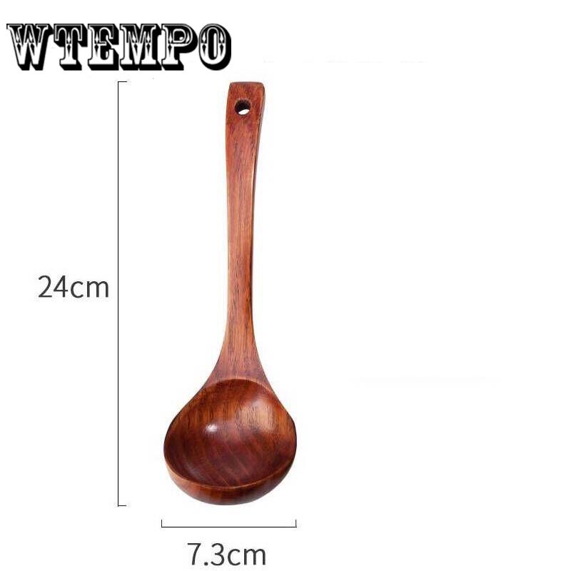 Wooden Soup Spoon Original Cooking Tools Mixing Spoon