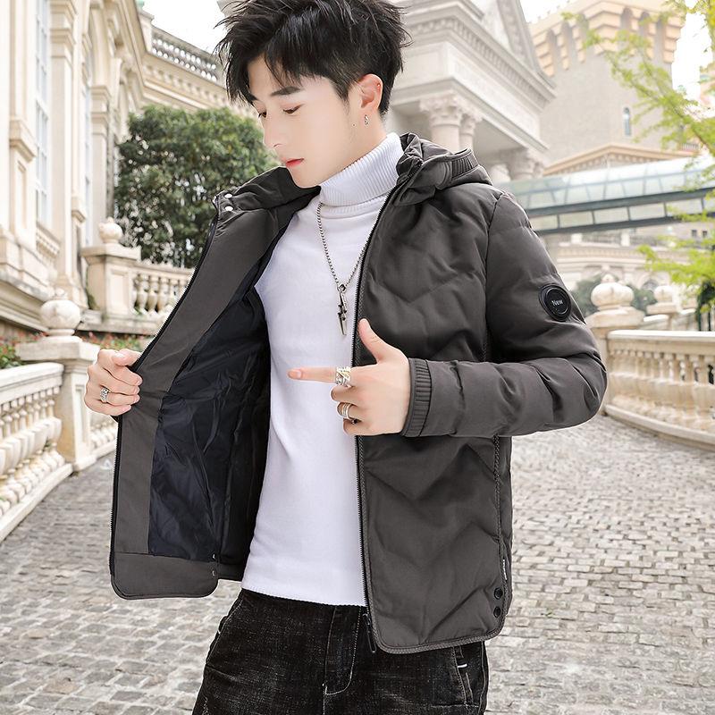 Winter Men's Cotton-padded Jacket Short Clothes Jacket Cotton-padded Clothes Trend Handsome Autumn and Winter Clothes Down Padded Jacket