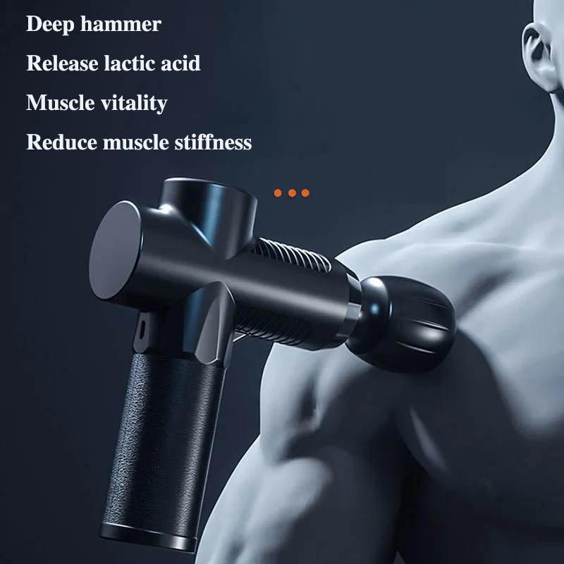 Drum Gun Muscular Relax Electric Massager Deep Vibration Sport Physiotherapy Instrument Loose Device