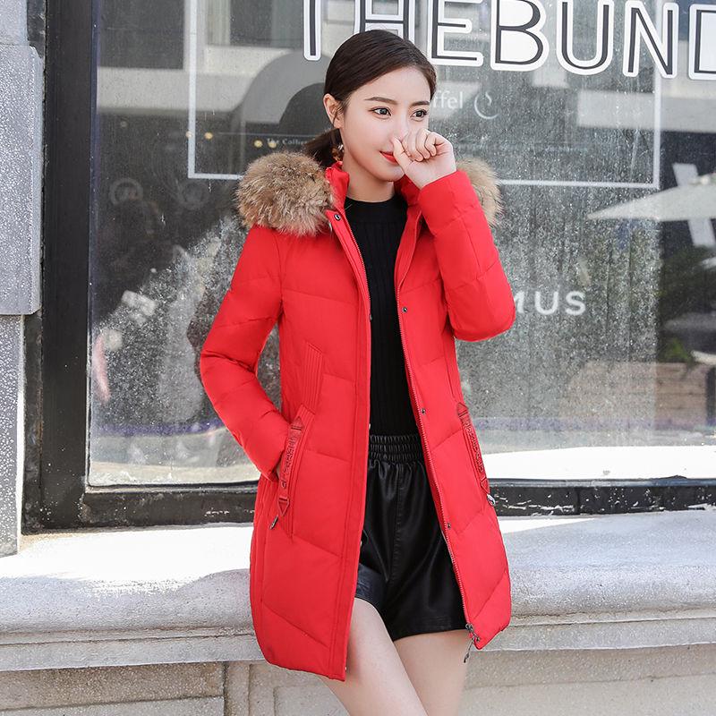 Warm Jacket Fashion Large Size Down Jacket Winter Woman's Cotton Clothing Woman's Winter Long Sleeve