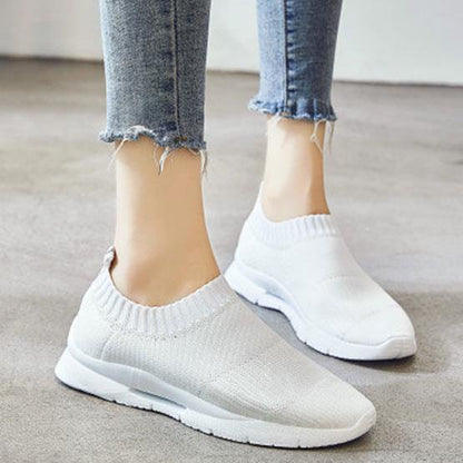 Socks Shoes Women's Casual Platform Women's Shoes 2019 New Flat Bottom Sports Shoes