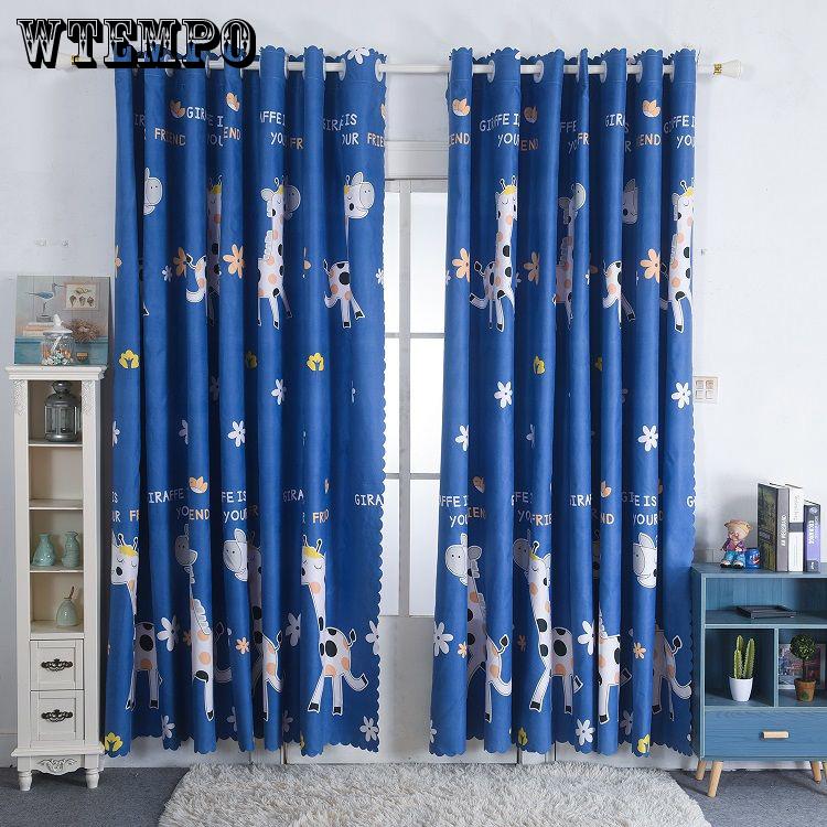 WTEMPO Modern Minimalist Short Curtain Curtain Half Curtain Window Living Room Finished Curtain