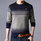 2019 Male Pullover Sweater Men Knitted Jersey Striped Sweaters Mens Knitwear Clothes Sueter Hombre