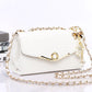 24*9*14cm-Accessories Bags Small Fragrance Shoulder Bags Crossbody Bags Leather Versatile Chain Charm Bags