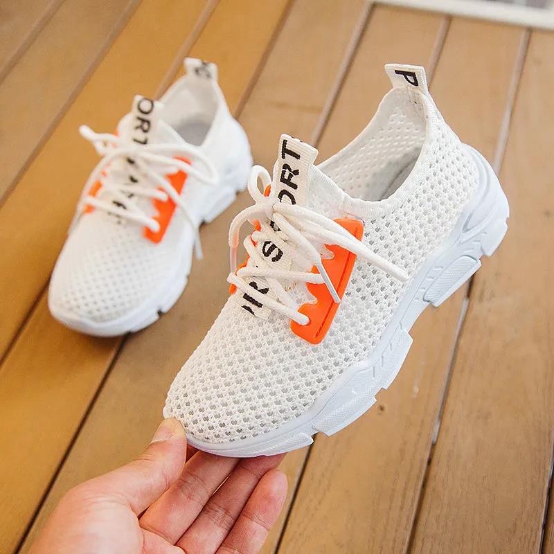 Summer Children's Sneakers Breathable Casual Sports Shoes White Shoes Soft Bottom Men's and Women's Children's Shoes