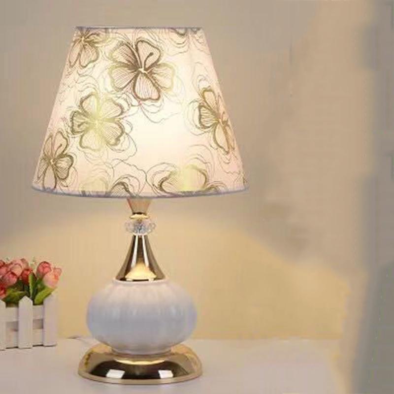 Cloth Desk Lamp Floor Lamp Bedside Bedroom American Modern Lamp Light Living Room Study Table Light