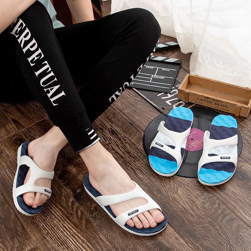 Summer Men's Slippers Personalized Non-slip Wear-resistant Shoes Beach Household Sandals and Slippers