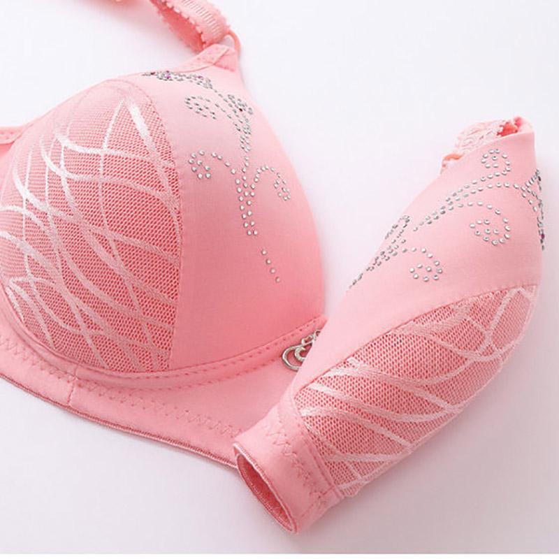 Ladies Underwear Large Size Thin No Steel Rings Gathering Comfortable Breathable Sexy Anti-sagging Breast Bra