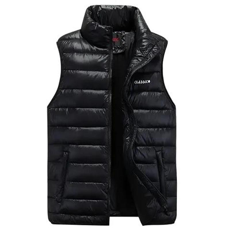 Large Size Down Vest Men's and Women's White Duck Down Loose Plus Fertilizer To Increase Short Coat