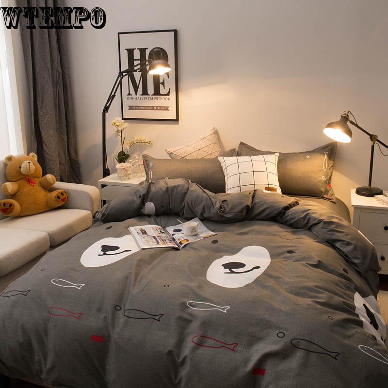 Comfortable Home Textiles  Bedding Soft Warm Skin-friendly Bedding Sets 4pcs