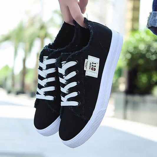 Women Non-slip Denim Shoe Tennis Canvas Shoes for Girls Sneakers Classic Breathable Shoes