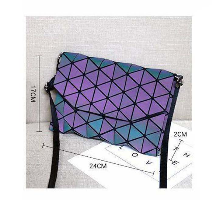 Bags for Women Makeup Bag Geometric Rhombic Clutch Sequins Can Diagonal Storage Women Bags