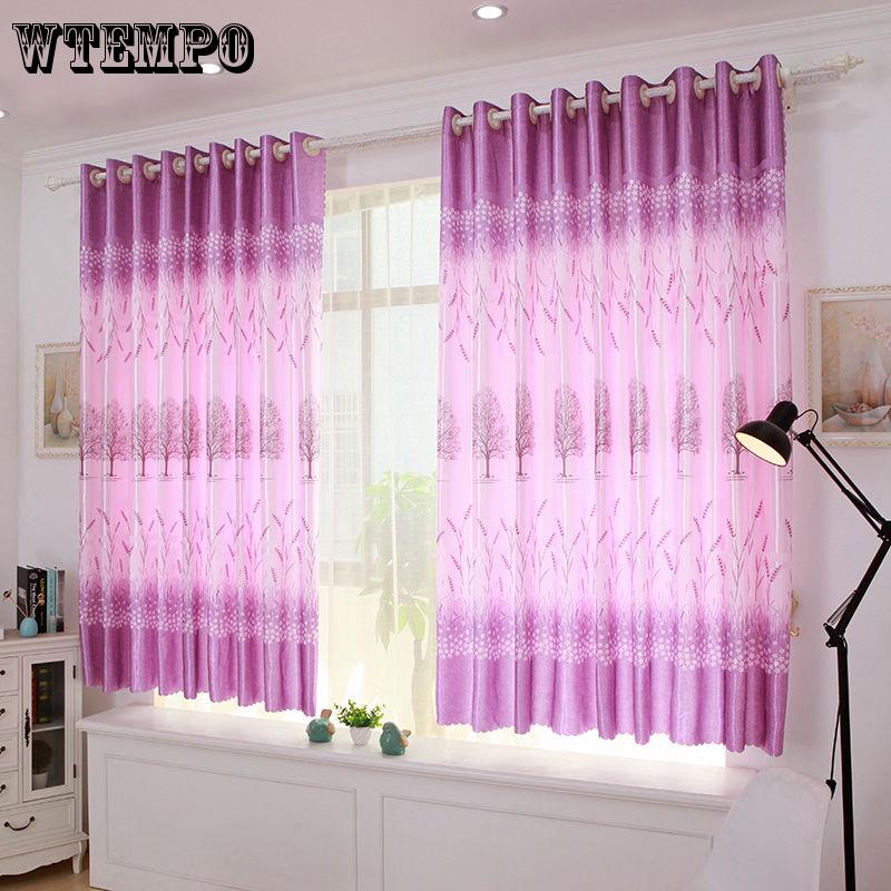 Curtain Finished Products Simple Modern Small Short Curtain Bay Window Living Room  Curtain