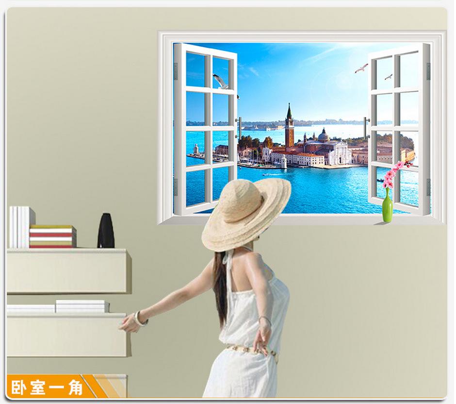 [Aegean Sea] Wall Sticker The third generation removable wall sticker PVC transparent film