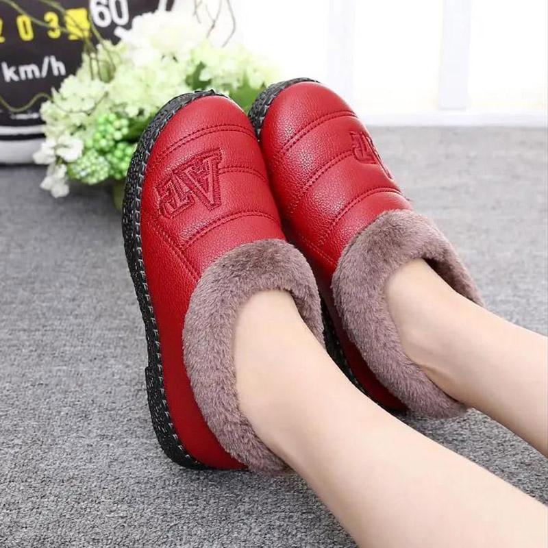 Cloth Shoes Winter Warm Women's Short Boots Cotton Shoes Women's Cotton Boots Plus Velvet Thickened Home Shoes