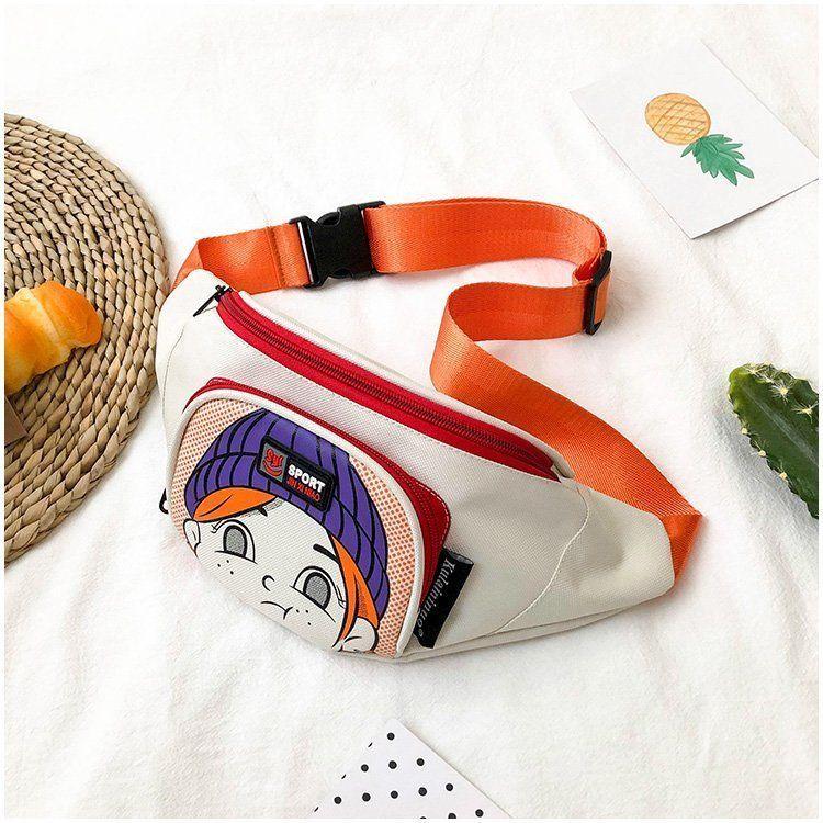 Nylon Waist Bag Autumn New Style Korean Casual Fashion All-match One-shoulder Diagonally Across The Mori Department College Fashion Bag