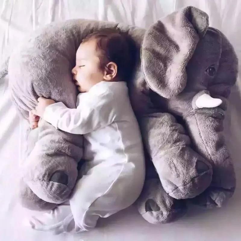 30/60cm Baby Animal Plush Elephant Doll Stuffed Elephant Plush Soft Pillow Kid Toy Children Room Bed Decoration Toy Gift