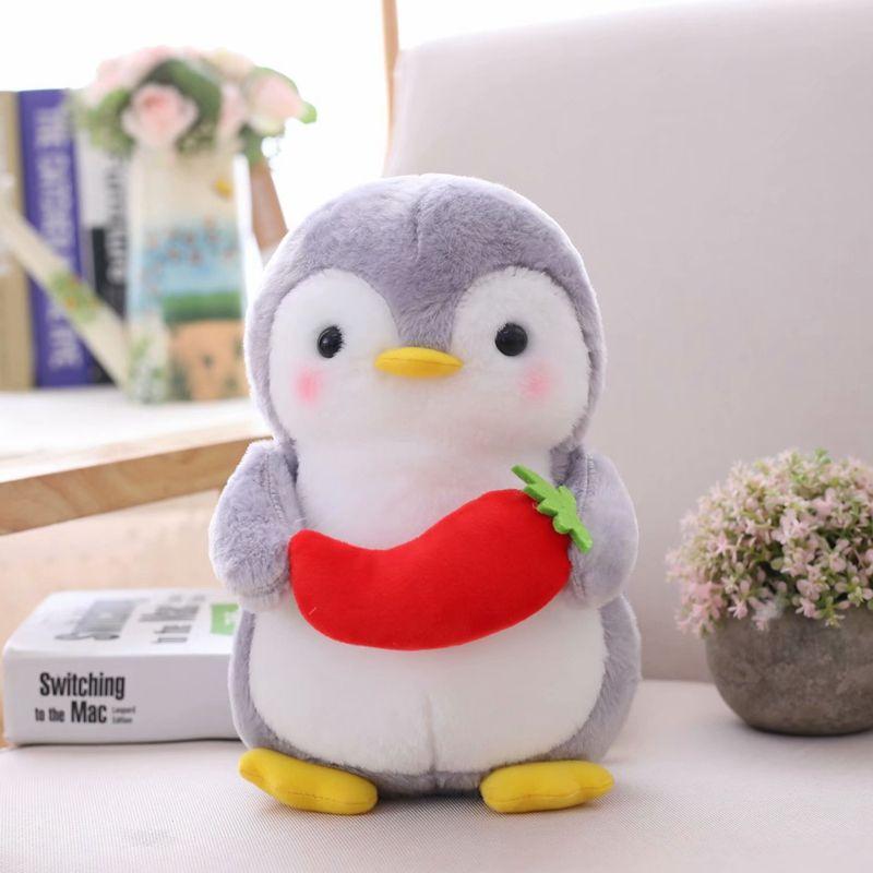 Lovely Little Penguin Doll Soft Plush Cute Toy Fruit Penguin Doll Kids Sleep Plush Doll Children's Birthday Gift