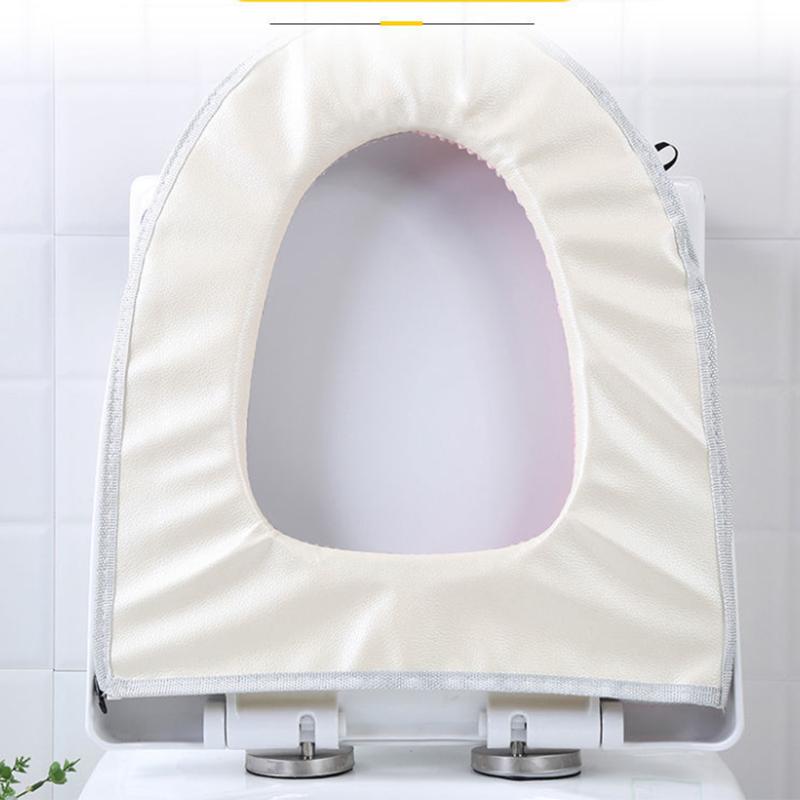 Two-piece Household Toilet Seat Gasket Four Seasons Waterproof Universal Toilet Cushion Winter Toilet Toilet Cushion Zipper Toilet Seat Cover