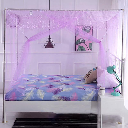 Anti-mosquito Nets Encryption Old-fashioned Mosquito Nets Can Wear Poles Single Double Bed Use Single Door Mosquito Nets