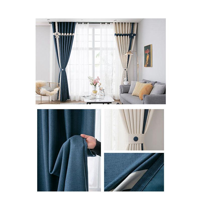 Modern and Simple Atmospheric Sun-shading Curtains for Bedrooms and Homes for Living Rooms (150×270cm)