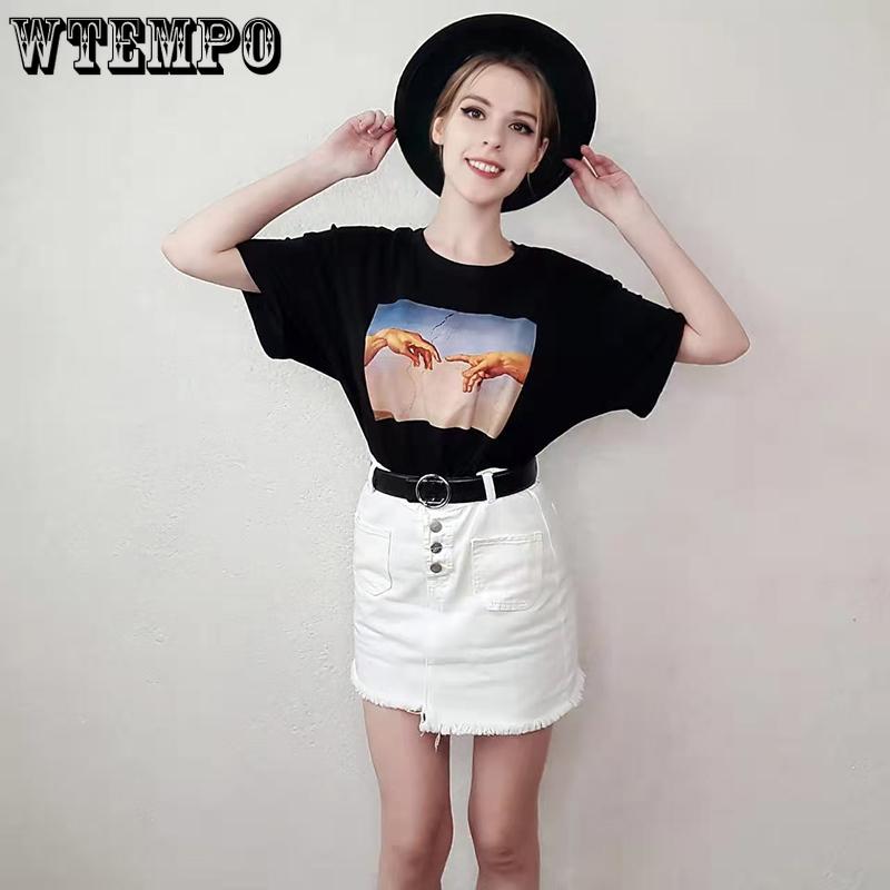 Denim Cotton Cloth Women Sexy Tight A-line High Waist Hip Short Skirt Button Pocket Asymmetric