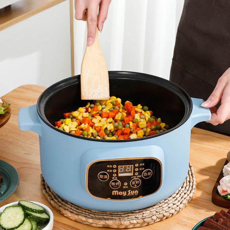 Multifunctional Electric Cooker Rice Cooker Electric Steamer Household Electric Frying Pan Non-stick Pan