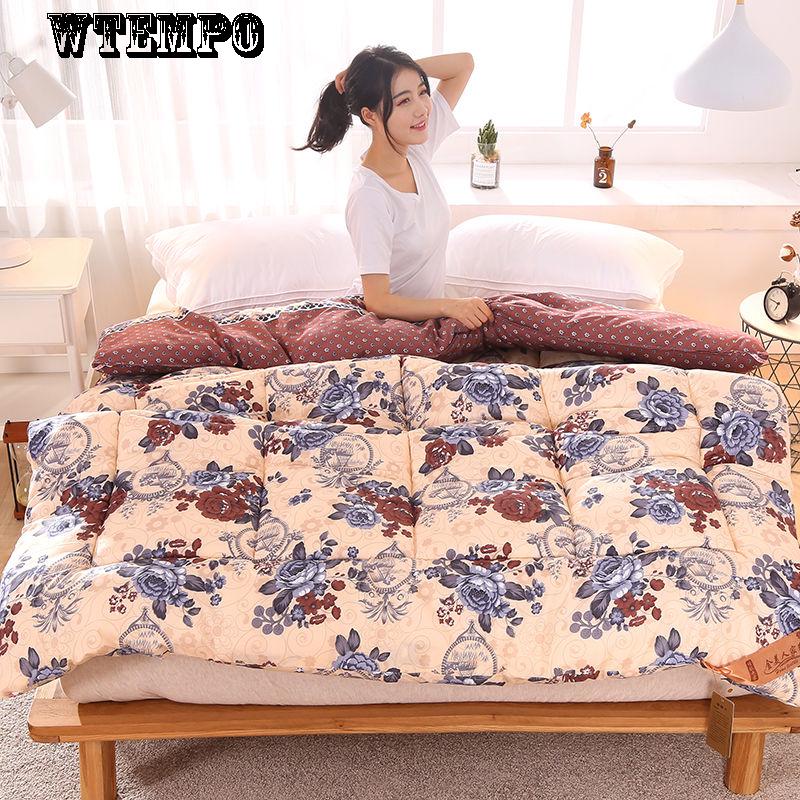 Bedding fashion thick warm student dormitory single double quilt winter core comfortable home