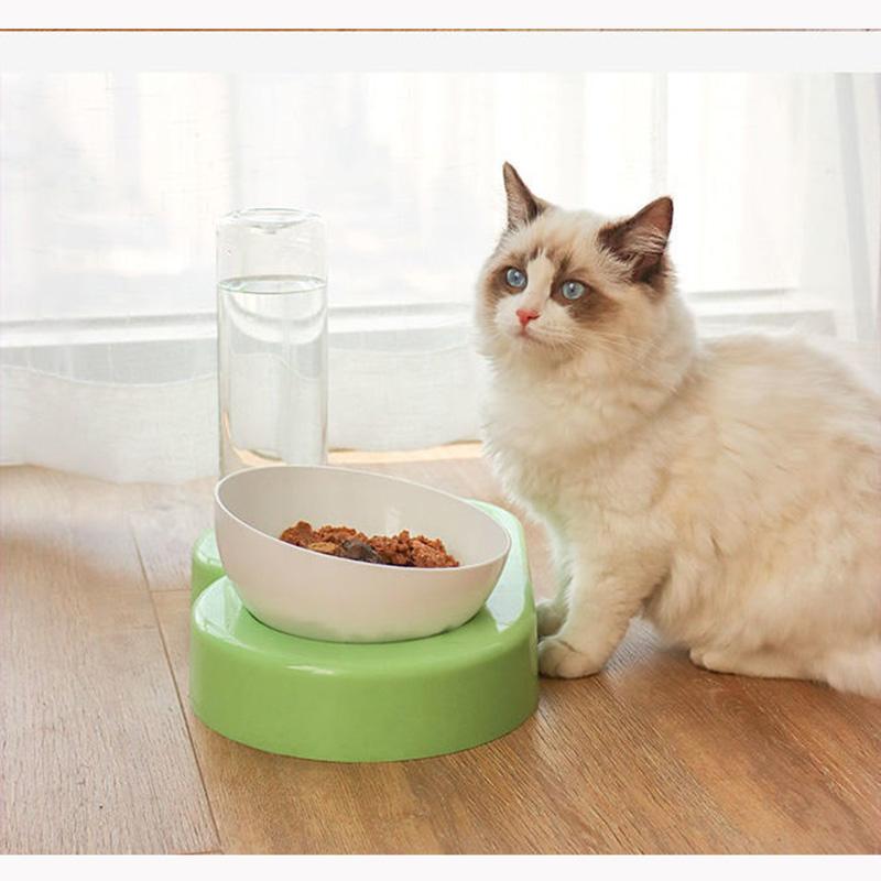 Dog Bowl Cat Bowl Pet Supplies Automatic Water Storage Drinking Water Feeding Dual-purpose Pet Supplies Bowls Food Water Dispenser