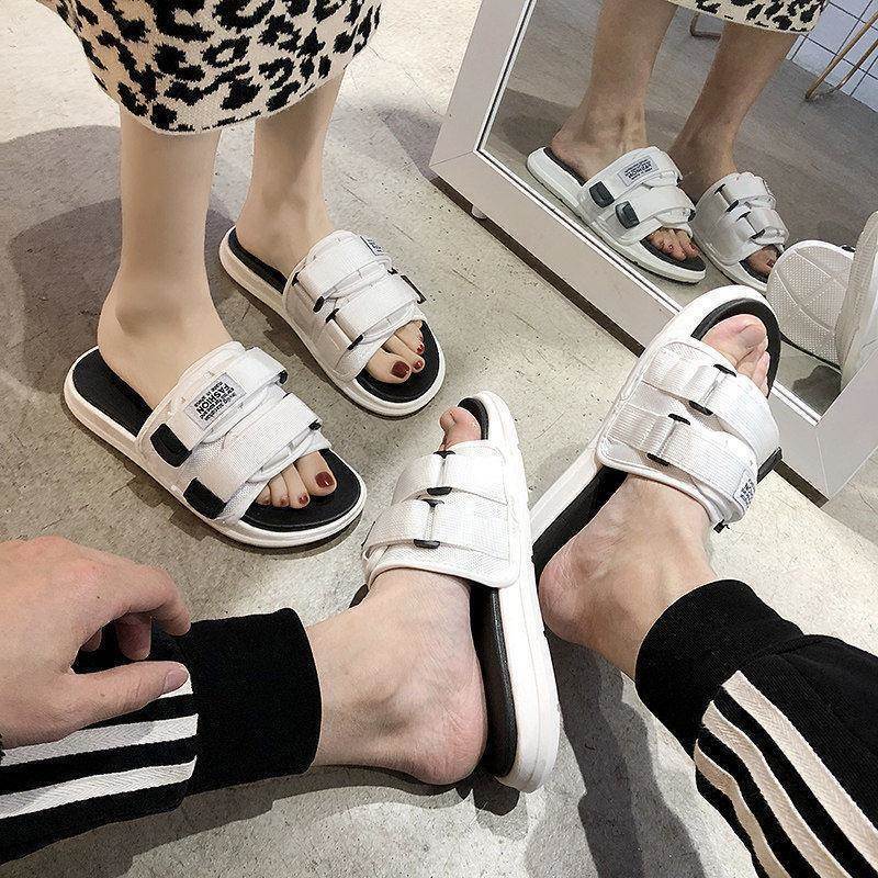 Summer Casual Soft-soled Slippers Couple Beach Shoes Wear Student Slipper Men's Slippers