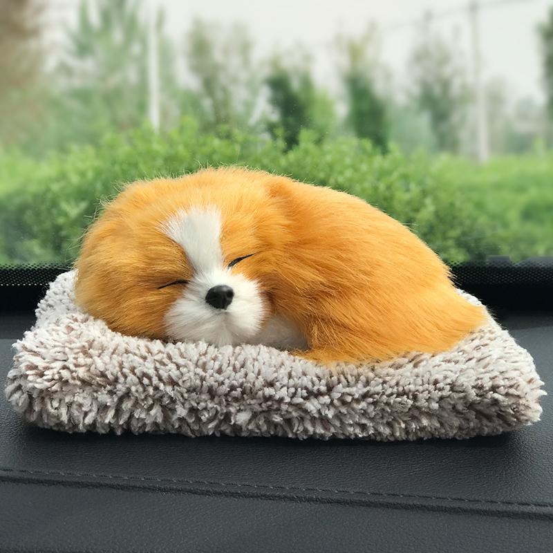 Car Ornaments Jewelry Simulation Cute Creative Car Cat and Dog Ornaments Car Interior Decoration Toys