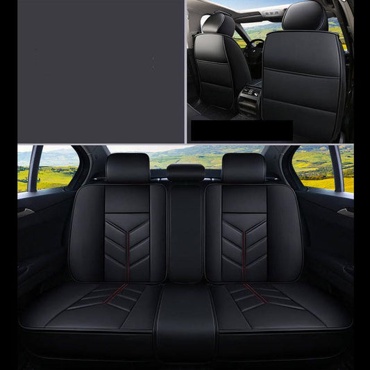 Car seat universal non-slip five-seat car seat cover comfortably surrounded by leather