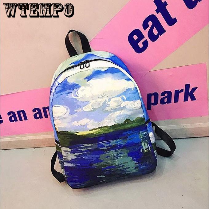 Fashion Backpack Women Bag For Female Teenage Girls School Bag Backpacks mochila