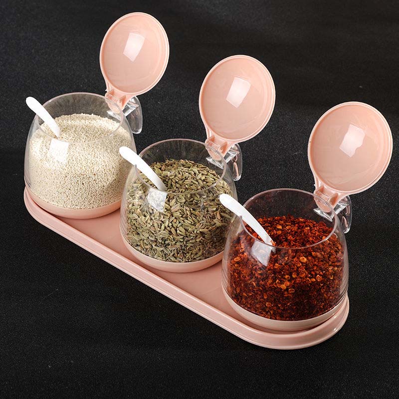 Seasoning Box Home Multi-function Kitchen Seasoning Plastic Storage Tank