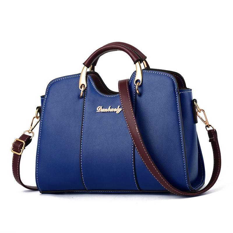 Female Bag  Leather Fashionable Shoulder Hand Female Bag Euramerican Style Atmosphere Lady Bag