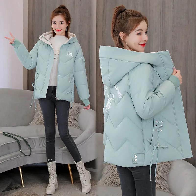 Winter Down Cotton Jacket Women's Short Fashion Thick Loose Large Size Jacket