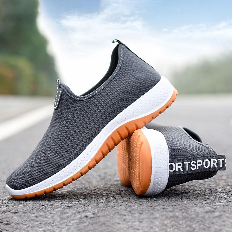 Summer Tendon Sole Cloth Shoes Non-slip Wear-resistant Casual Shoes All-match Breathable Driving Shoes