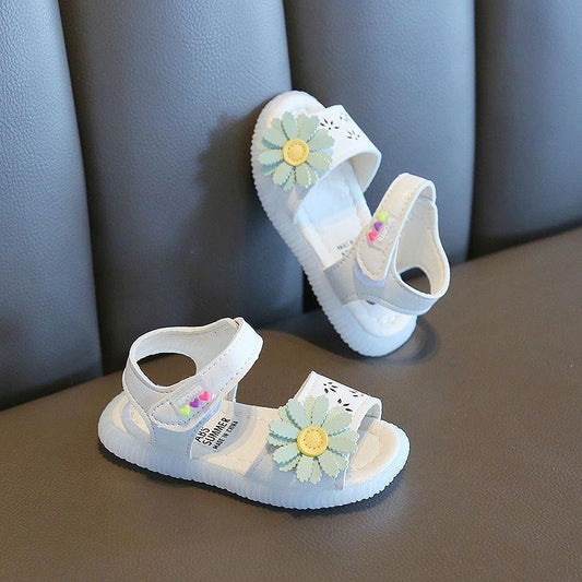 Girls Sandals Princess Shoes Little Princess Summer Baby Sandals Female Toddler Shoes Soft Sole Little Girl Sandals Baby Sandals