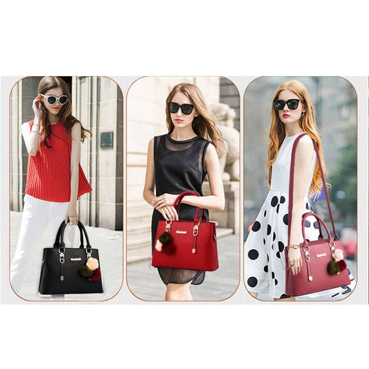 European and American style Shoulder Handbag Trendy wild Patent leather bag Big capacity Woman bag